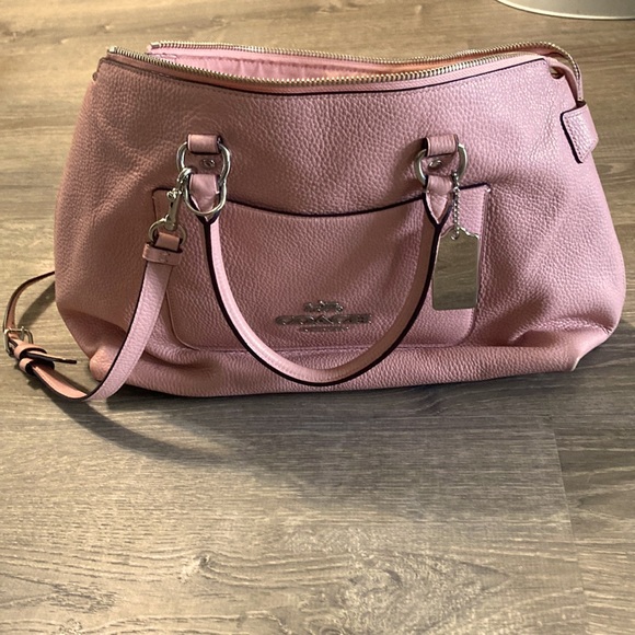 Coach Pink Pebble Leather Purse 👛 - Picture 9 of 16